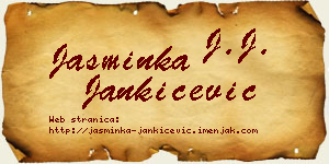 Jasminka Jankićević vizit kartica